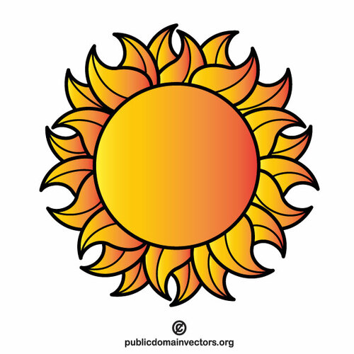 Planeten Sonne Vektor ClipArt