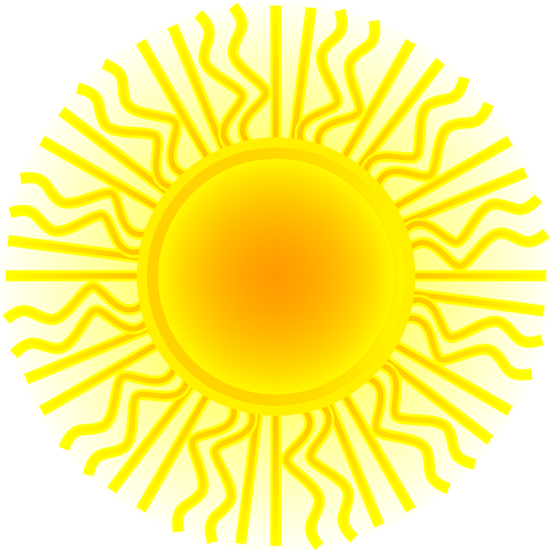 Zon vector illustraton