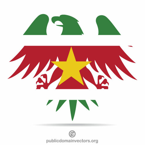 Vlajka příjmení heraldický orel