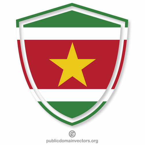 Crista da bandeira do Suriname