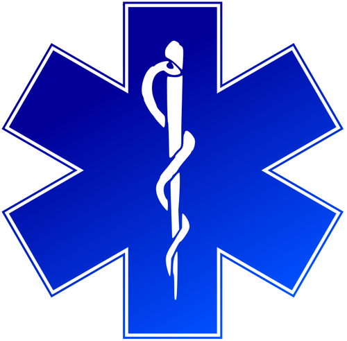 בתמונה וקטורית של שירות רפואי חירום