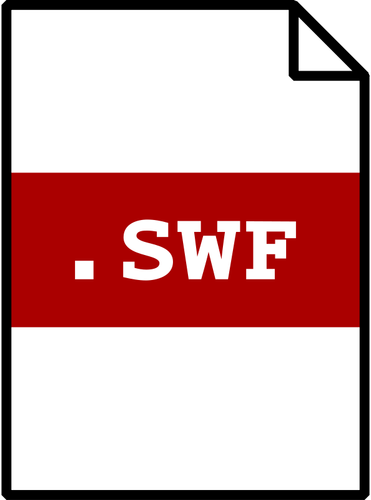 SWF-kuvakkeen vektorikuva