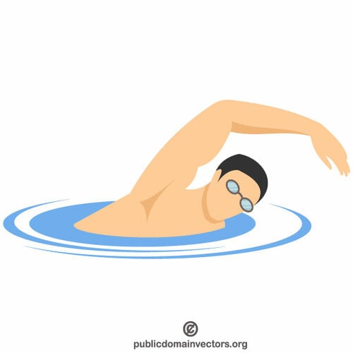Nadador en el agua