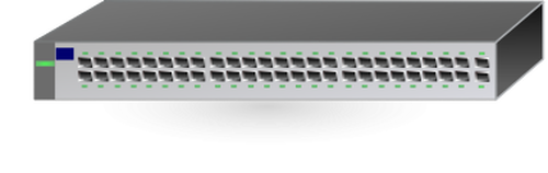 HP Netzwerk Switch Hub-Vektor-Bild