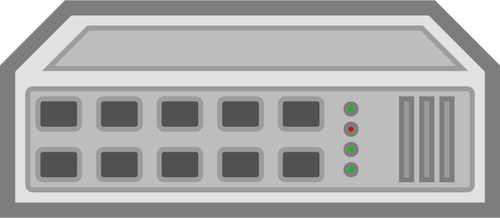 网络交换机集线器矢量图像