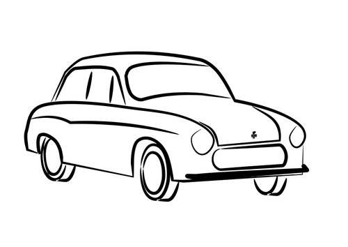 Oldtimer-Vektor-Zeichenprogramm