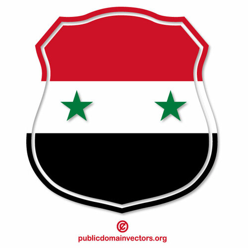 Emblema heráldico de la bandera siria