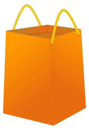 Ilustración vectorial de una bolsa de compras