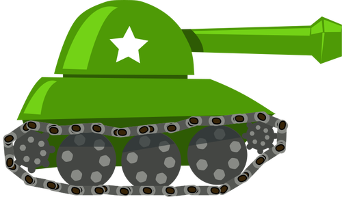 Tegneserie tank vektor image