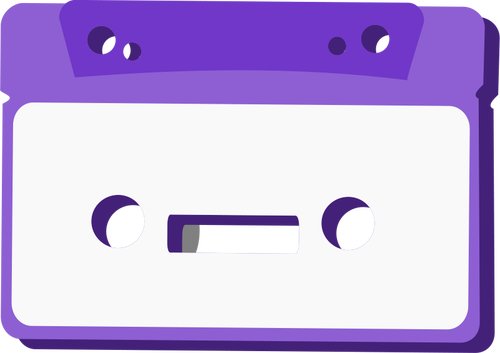 Imagen vectorial de cassette de audio