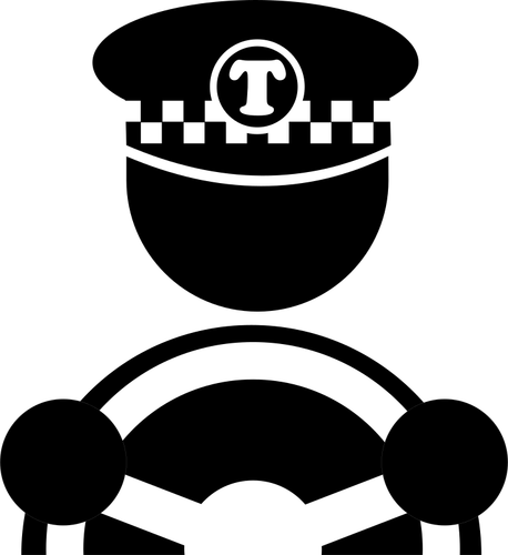 Taxifahrer-Vektor-Bild