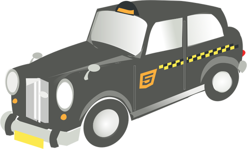 Un chariot de Hackney TX4 vector images clipart