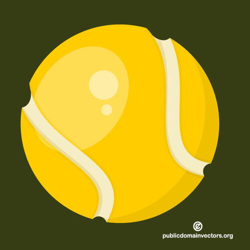 Tennis bal pictogram