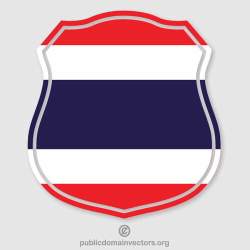 Thailand flagg våpenskjold