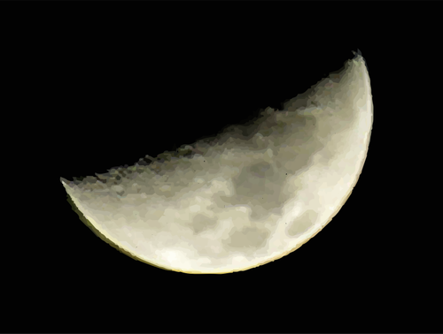 Mond-Vektor-Bild