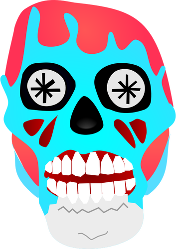 Fremmede maske vector illustrasjon