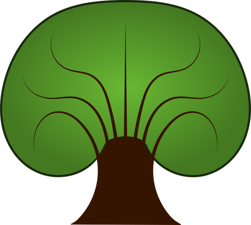 Disegno vettoriale di albero