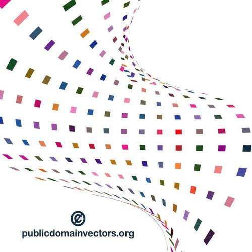 Vector patrón mosaico se arremolinan