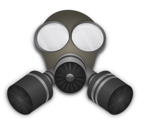 Seni vektor gas Mask