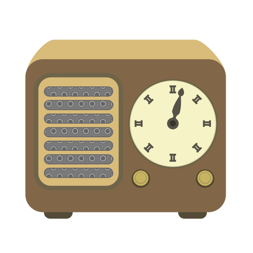 Simple radio vector image