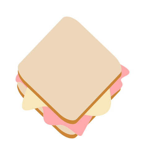 Toast de jambon et fromage