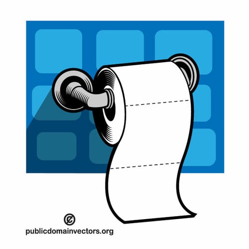 Image vectorielle de papier toilette