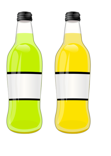 Vector afbeelding van flessen