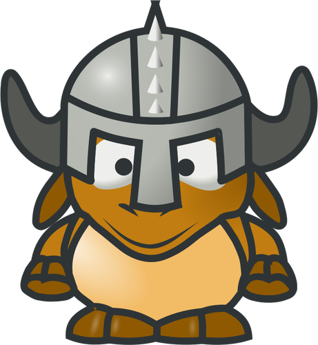 Gnu knight vector clip art