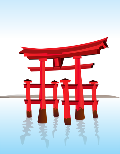 Torii vector clipart