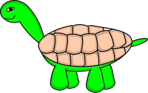 Vectorafbeeldingen van schildpad met shell