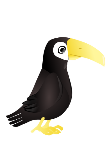 सरल toucan वेक्टर चित्रण