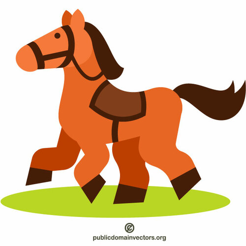 Clip art de caballo de juguete