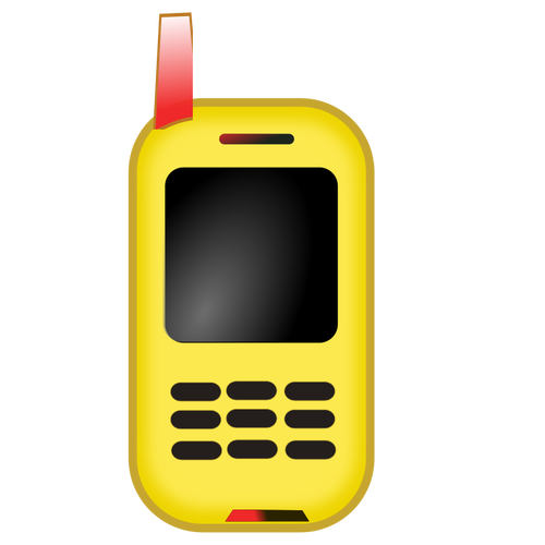 Leksak mobiltelefon telefon vektor ClipArt