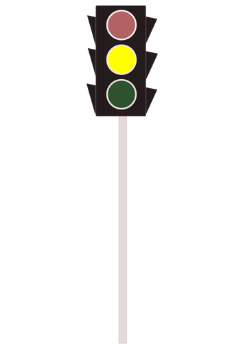 Žluté světlo semaforu obrázek