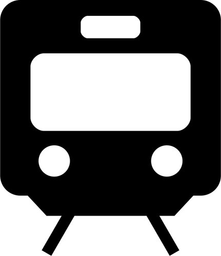 Illustration vectorielle de train pictogramme