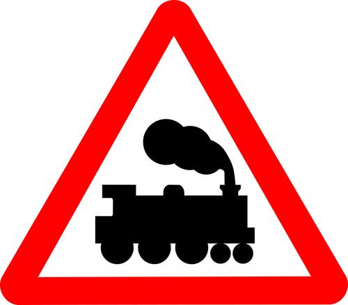 Tren de signo de carretera