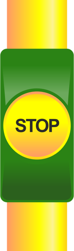公共交通機関停止ボタン ベクトル描画