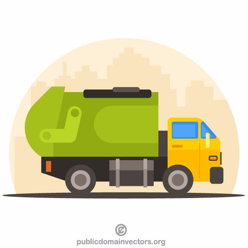 Garbage truck vehicle