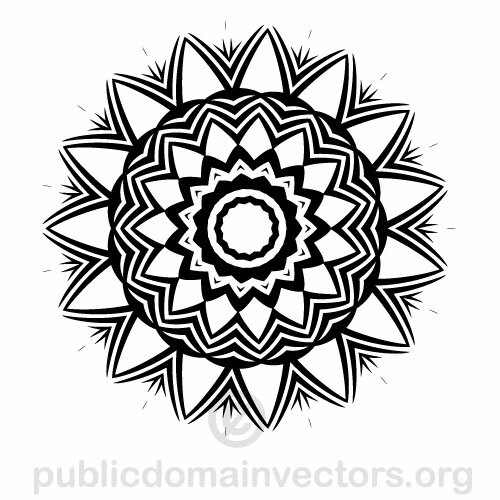 Flower vector pattern