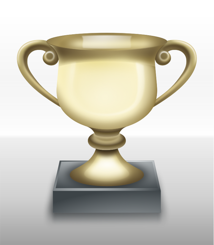 Wektor clipart błyszczący Trophy