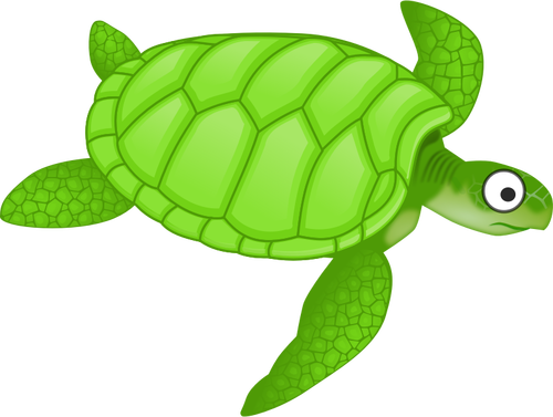 Cartoon-Schildkröte