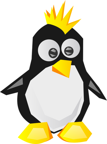 Linux logo immagine vettoriale