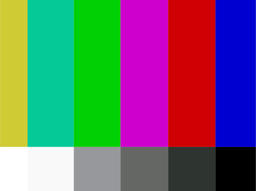 Offline TV obrazovky vektorový obrázek