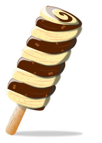 Витая мороженого векторное изображение