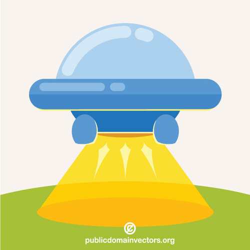 Prediseñadas de vector flying saucer