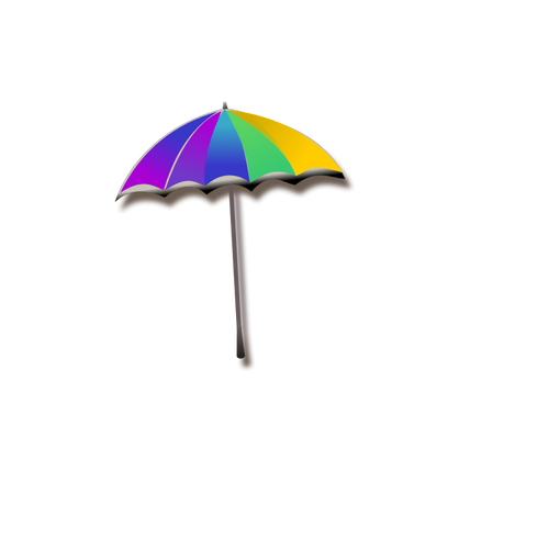 Vektorgrafikk rainbow Umbrella