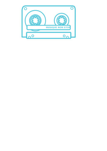 Audio-Kassette Vektor-ClipArt