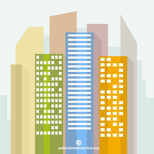 City skyline grafică vectorială