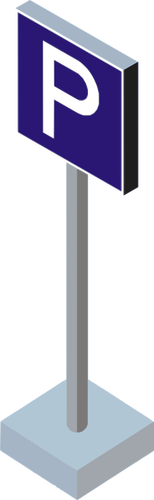 Panneau de signalisation de stationnement