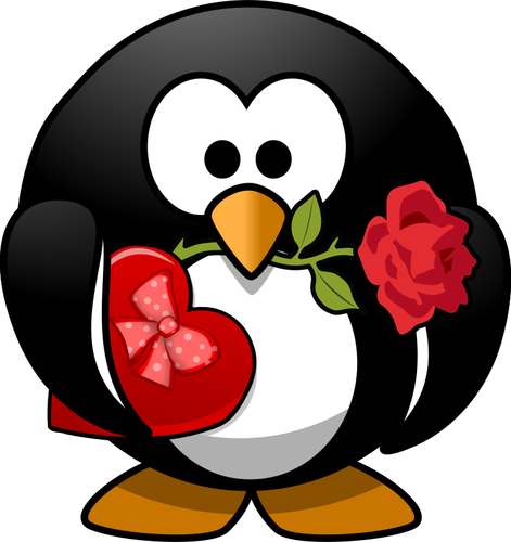Pinguin romantice